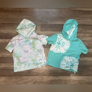 SO Tie Dye Short Sleeve Tops for Girl's Size 7